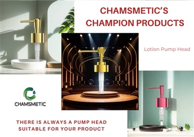 Chamsmetic’s Customizable ABS Pump Heads: Elevate Your Beauty Brand Today